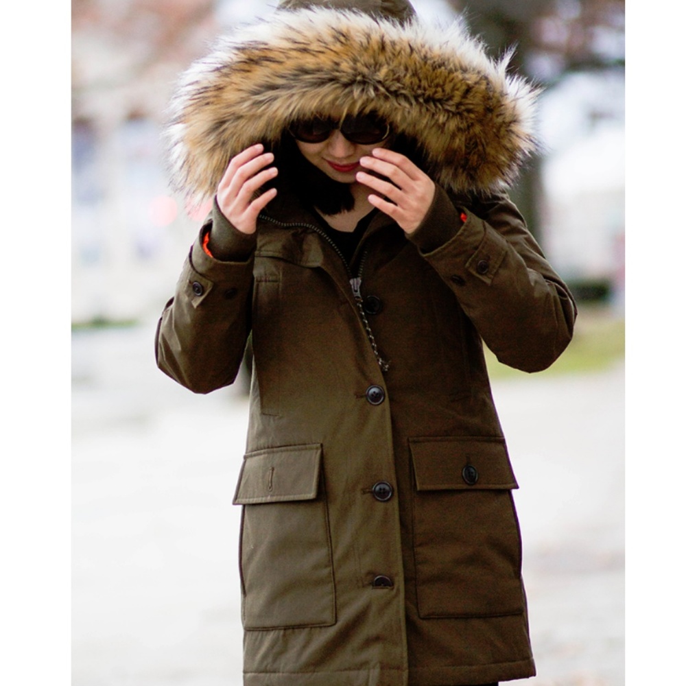 J Crew Nordic Fur Parka